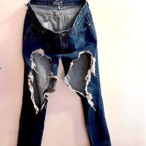 Denim Distressed Jeans